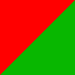 Červená/zelená