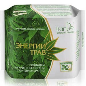 TianDe Denní menstruační vložky Energie bylin 8 ks