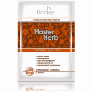 TianDe Detoxikační náplast na nohy 2 ks
