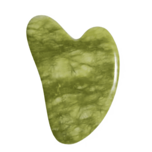 Masážní kámen Gua Sha, tmavě zelený