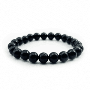 Náramek obsidián, korálek - 8mm