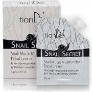 tianDe Snail Secret vícefunkční krém na obličej s mucinem hlemýžďů 5 x 10 ml