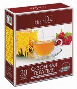 Tiande bylinná směs s lípou, lékořicí a malinou 30 sáčků po 1,5 g