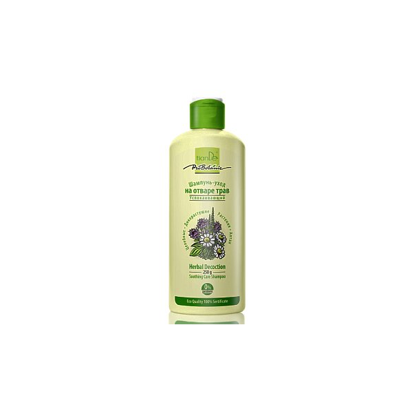 Zklidňující pečující šampon z bylinného odvaru TianDe
