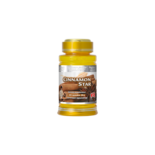 Cinnamon star - pro normální trávení, chrom podporuje metabolismus a snižuje chuť na sladké