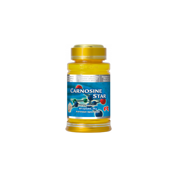 Karnosin je přírodní látka označovaná jako "látka dlouhověkosti", účinek doplňuje vitamín E