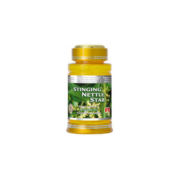 Starlife Stinging nettle star, Želatinová kapsle, kopřiva dvoudomá, cévní soustava, kardiovaskulární systém, těžké nohy