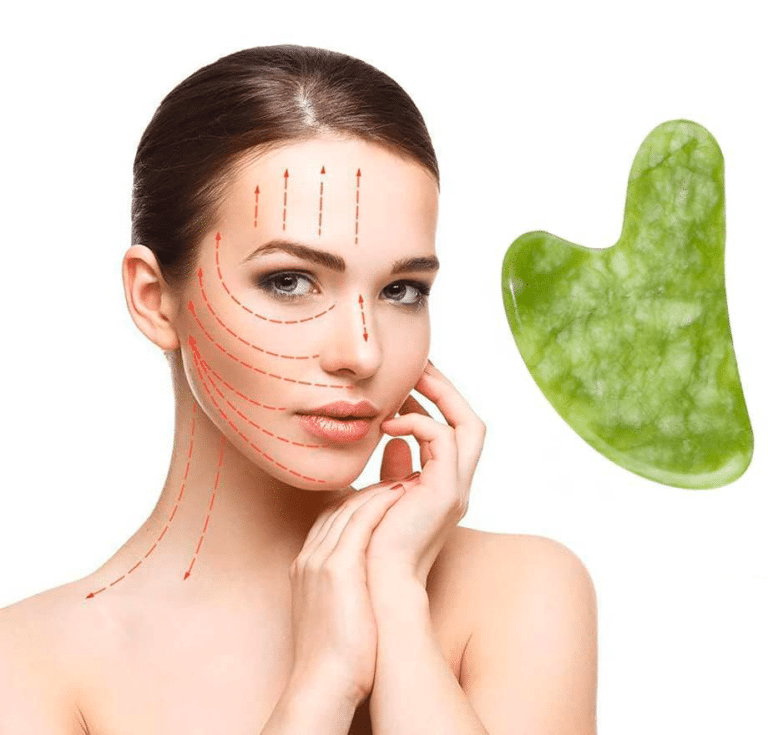 Masážní kámen Gua Sha, tmavě zelený - Image 3