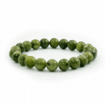 Náramek jadeit (nefrti), korálek - 8mm