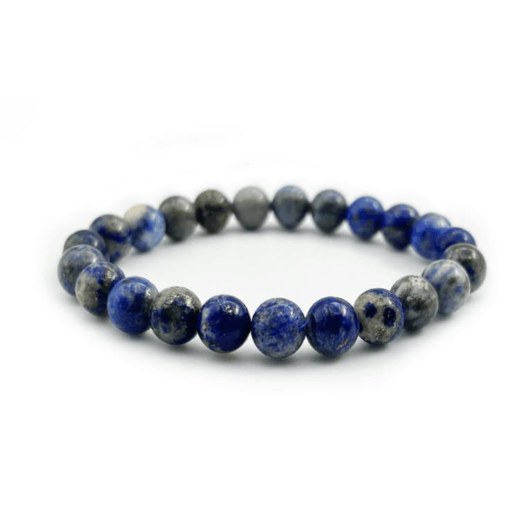 Náramek lapis lazuli, korálek - 8mm